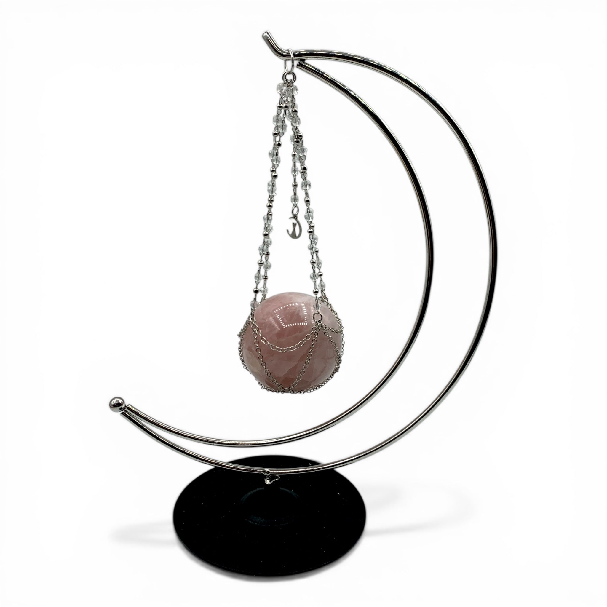 Rose Quartz Mystical Sphere - Stand $140