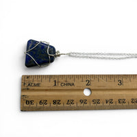 Necklace - Lapis Lazuli Wire Wrapped $30 - Happy Soul Online