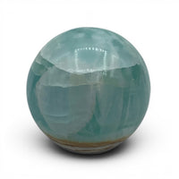Calcite - Lemurian Aquatine Sphere $60