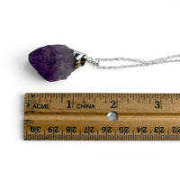 Necklace - Amethyst Raw Point $30