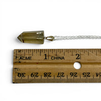 Necklace - Citrine Natural Point $35