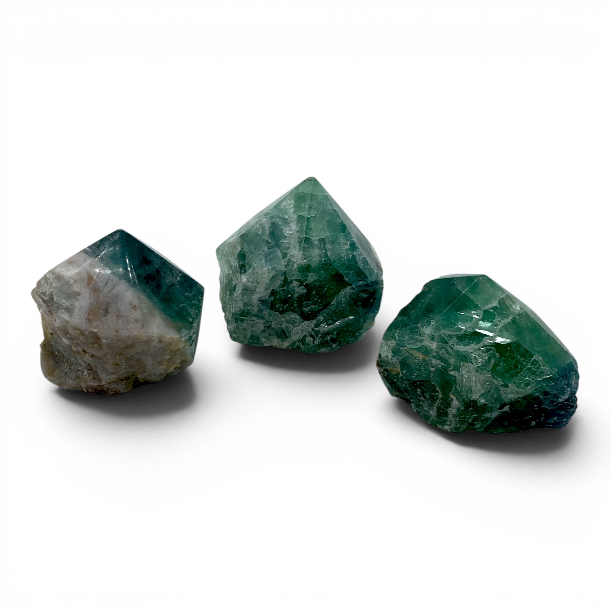 Fluorite - Rainbow Top Polished Point $60