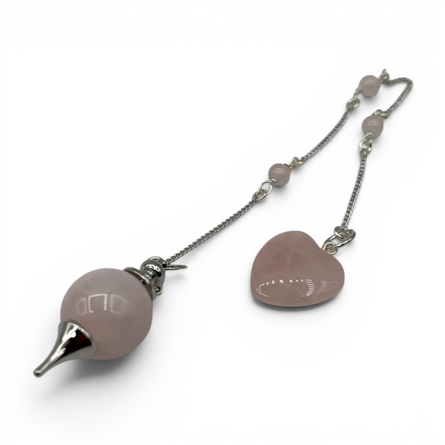 Pendulum - Rose Quartz Round $35