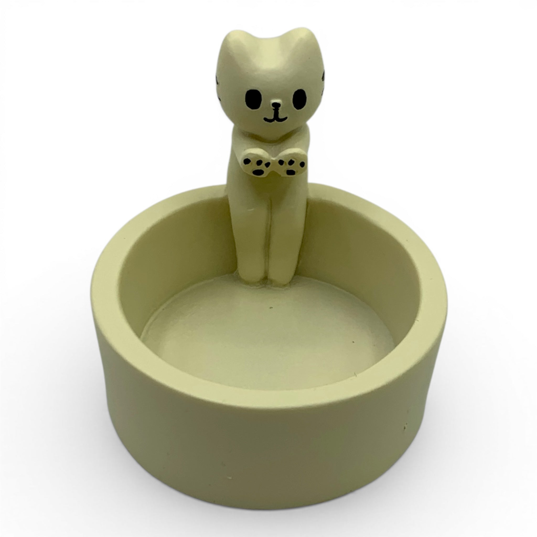 Candle Holder - Clay Cat $25