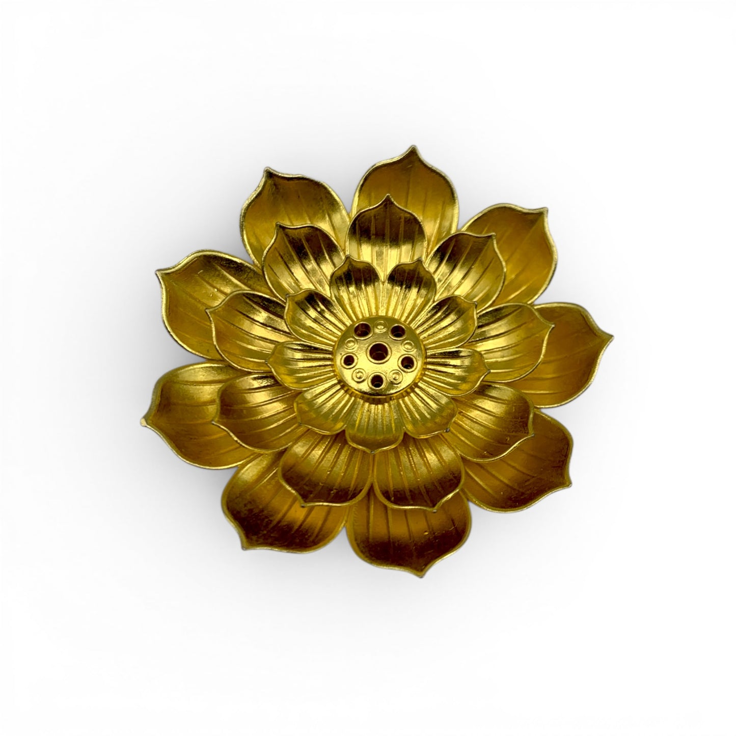 Incense Holder - Gold Lotus