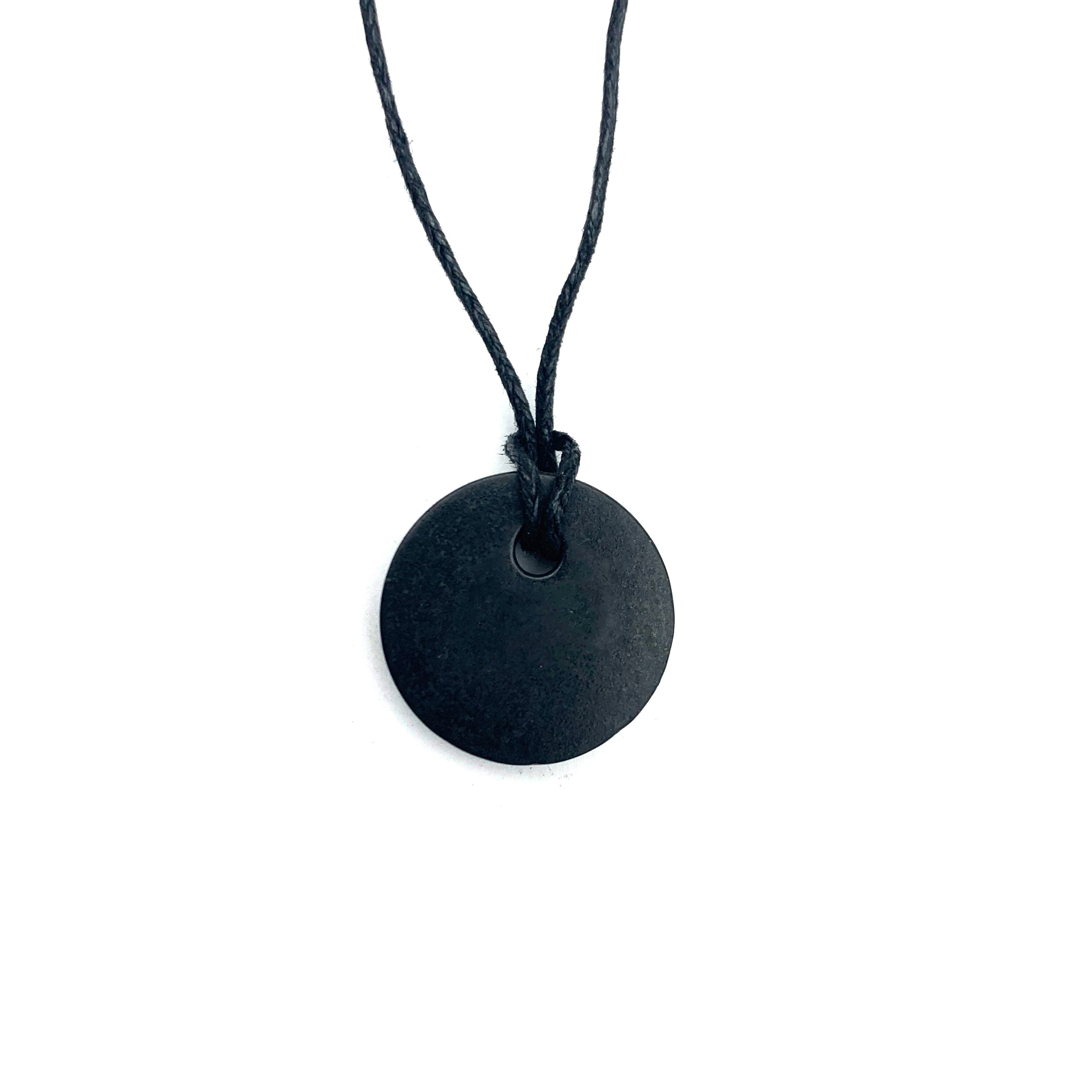 Necklace - Shungite Small Circle $25