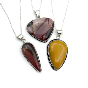 Necklace - Jasper Mookaite Assorted Shapes
