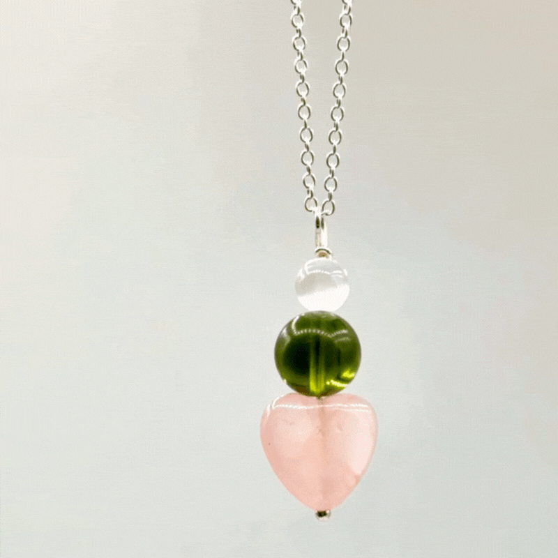 Necklace - Moldavite - Heart of Alignment