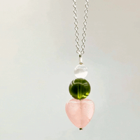 Necklace - Moldavite - Heart of Alignment