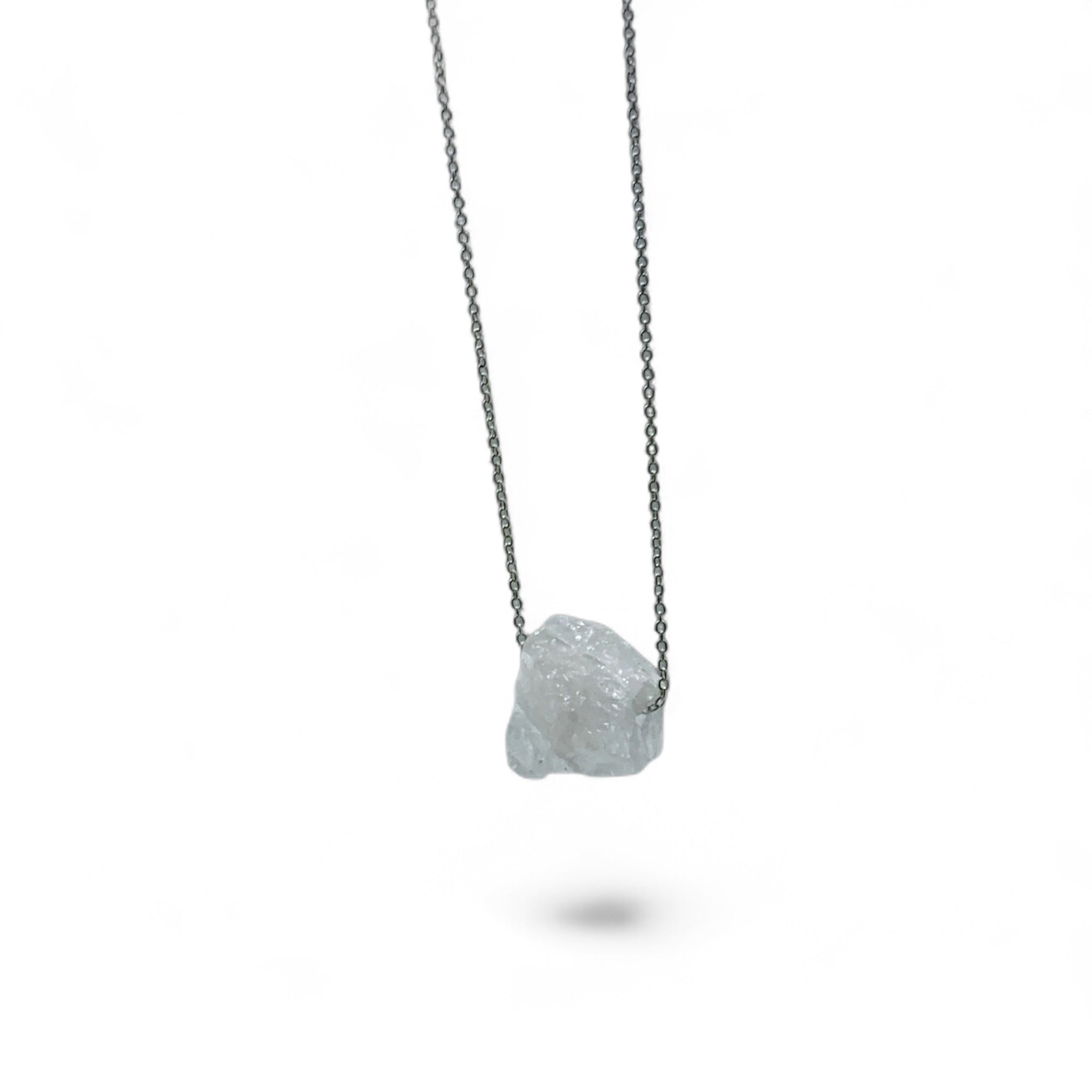 Necklace - Clear Quartz Raw Chunk $30