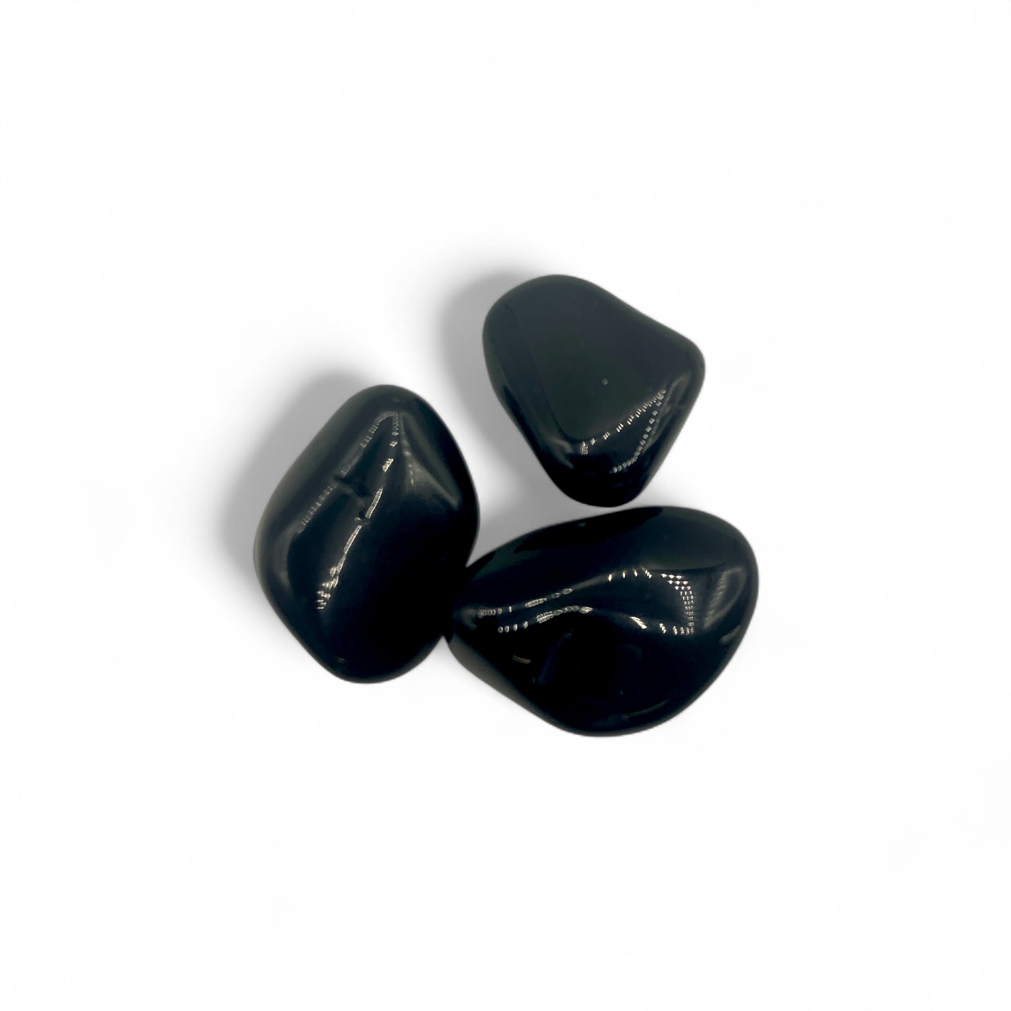 Obsidian - Silver Sheen Tumble $3