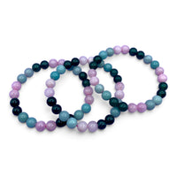 Bracelet - Rose Quartz, Jade & Amazonite 8mm