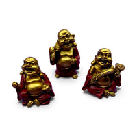 Statue - Buddha Assorted Gold & Red Polyresin