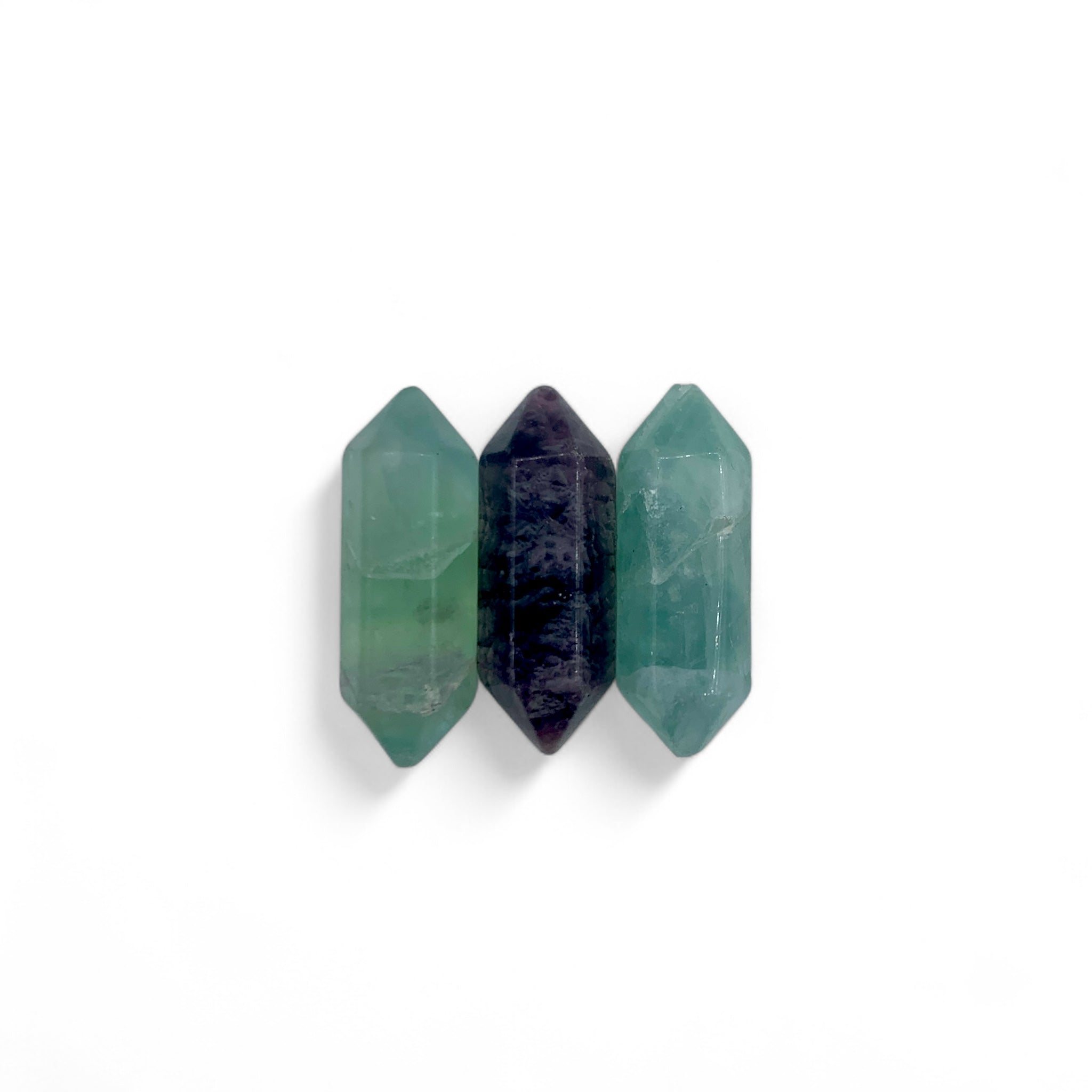 Fluorite - Rainbow Double Terminated Point $25
