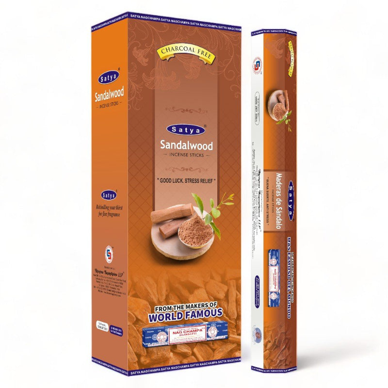 Incense - Sandalwood Hexagonal SATYA