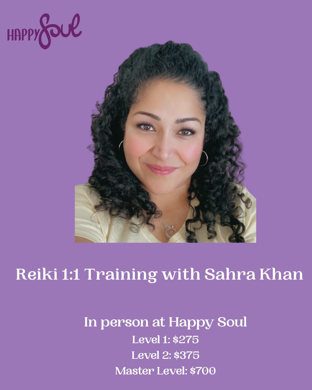 Usui Reiki Energy Healing Training with Sahra