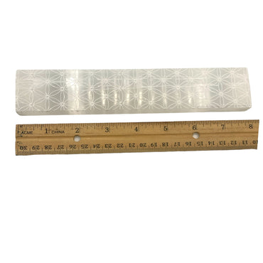 Selenite Flower of life Ruler $25
