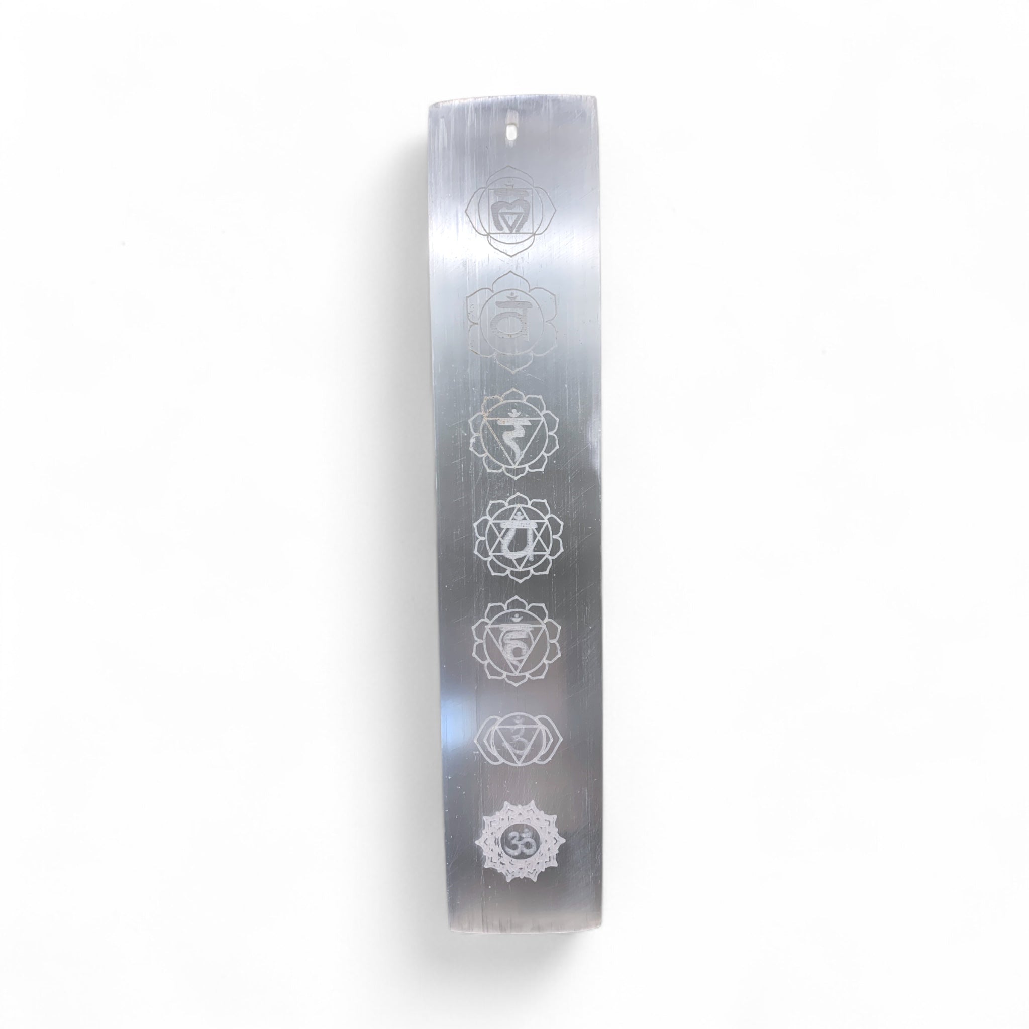 Selenite Seven Chakra Incense Holder CLEARANCE 50% OFF