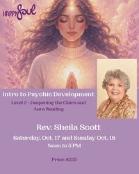 Psychic Development Level 2: Deepening the Clairs, Aura Reading & Structured Readings - Oct. 2026