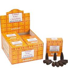 Incense - Nag Champa Backflow cone GOLOKA