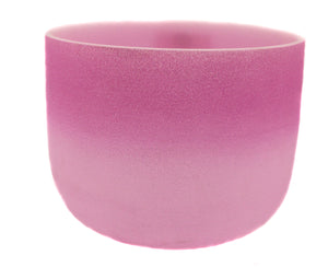 Singing Bowl - Crystal (Pink) 8" C/Root