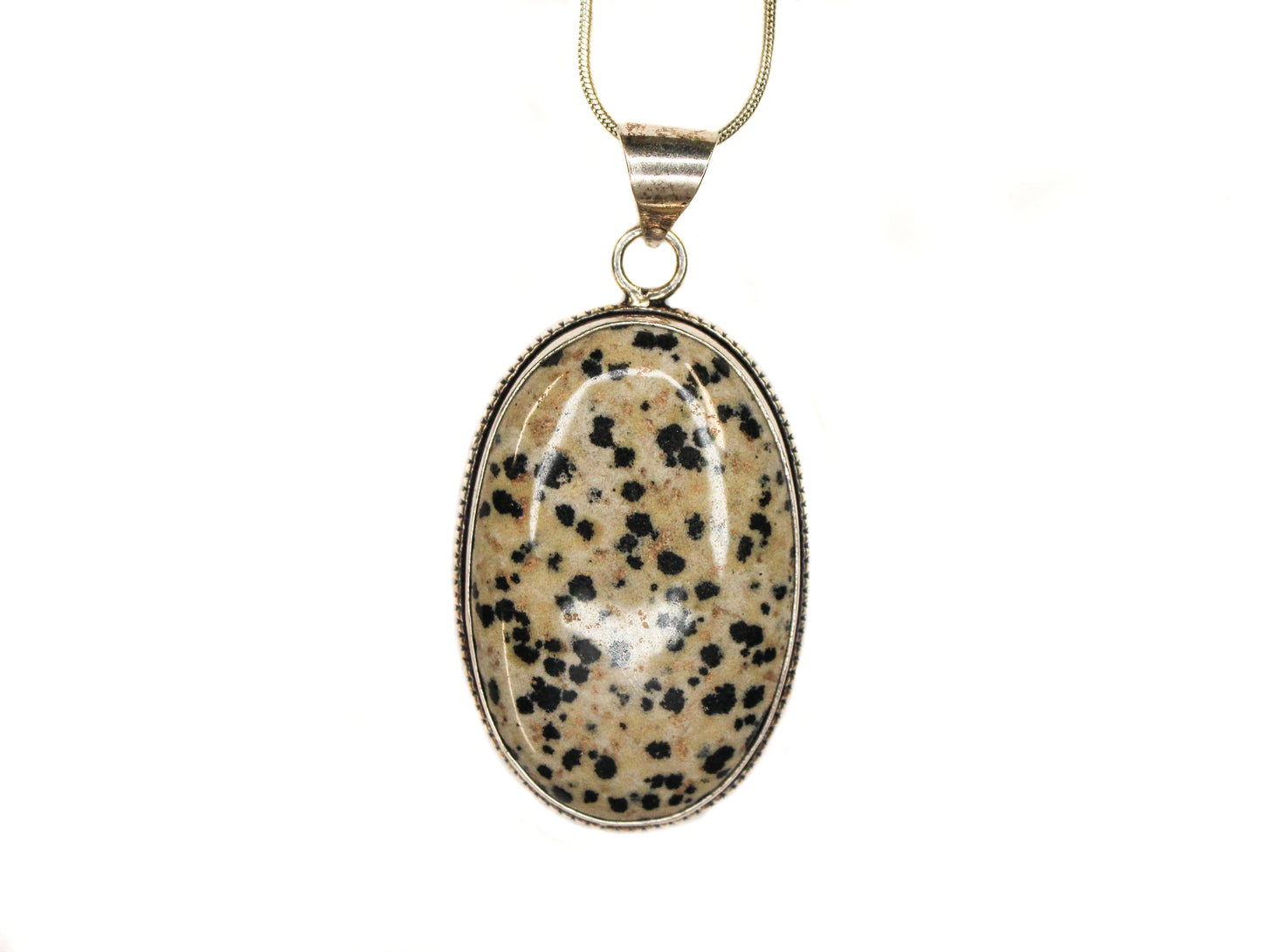 Necklace - Jasper Dalmatian Assorted Shapes $30