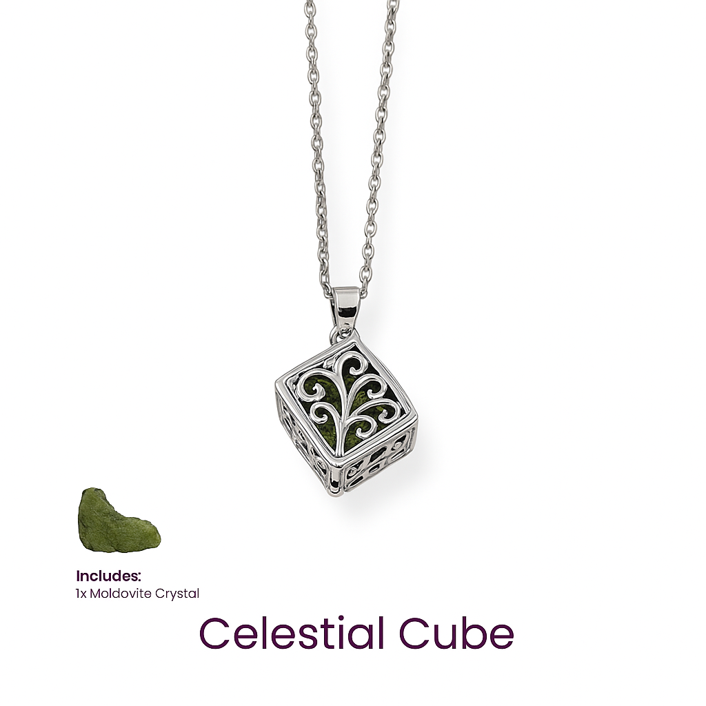 Necklace - Moldavite - A Cosmic Key to Transformation