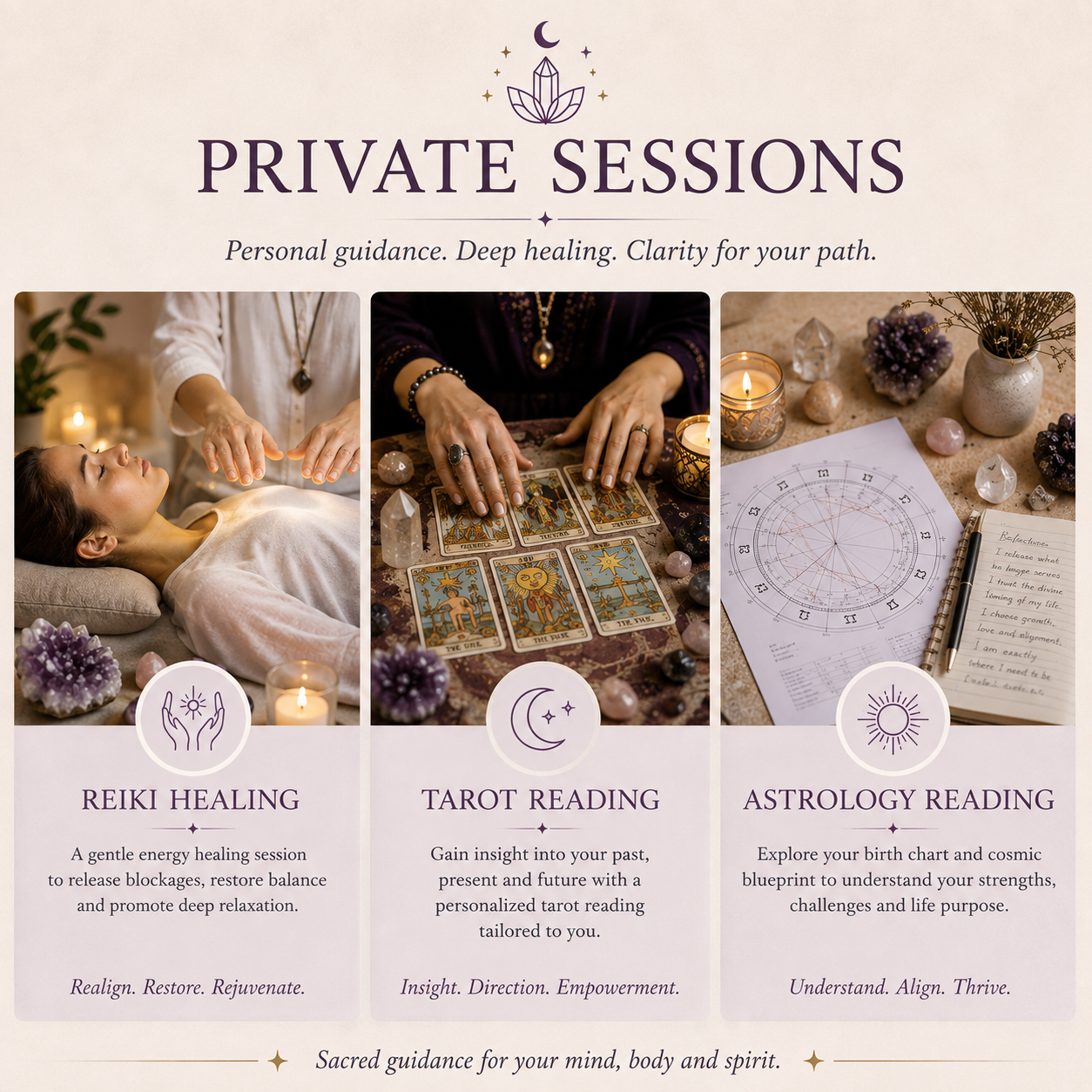 PRIVATE SESSIONS