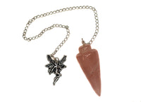 Pendulum - Rose Quartz Fairy Hexagonal