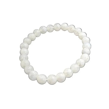 Bracelet - Moonstone Blue 8mm $70