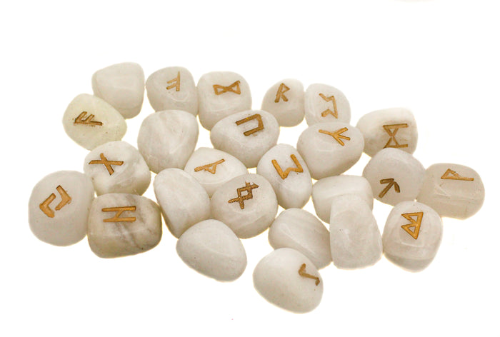 White Onyx Runes Set $47