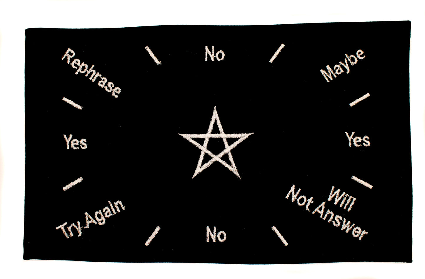 Pendulum Mat - White Pentacle