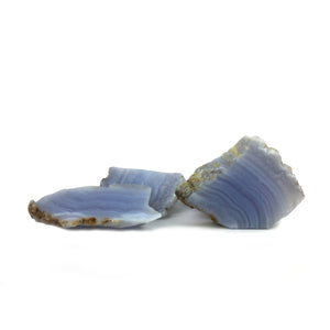 Blue Lace Agate Semi Polished Slab - Happy Soul Online