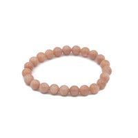 Bracelet - Moonstone Peach 8mm