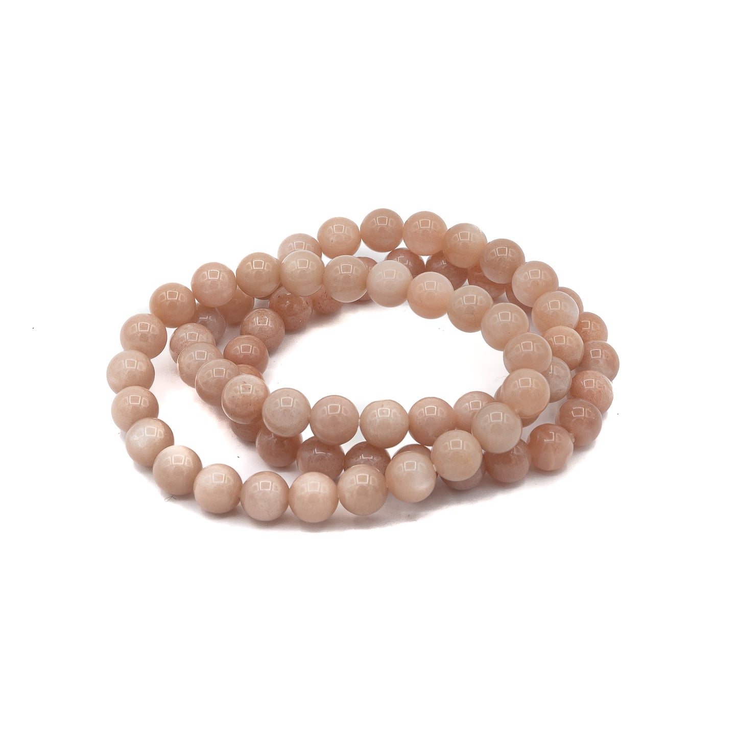 Bracelet - Moonstone Peach 8mm