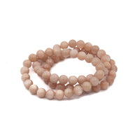 Bracelet - Moonstone Peach 8mm