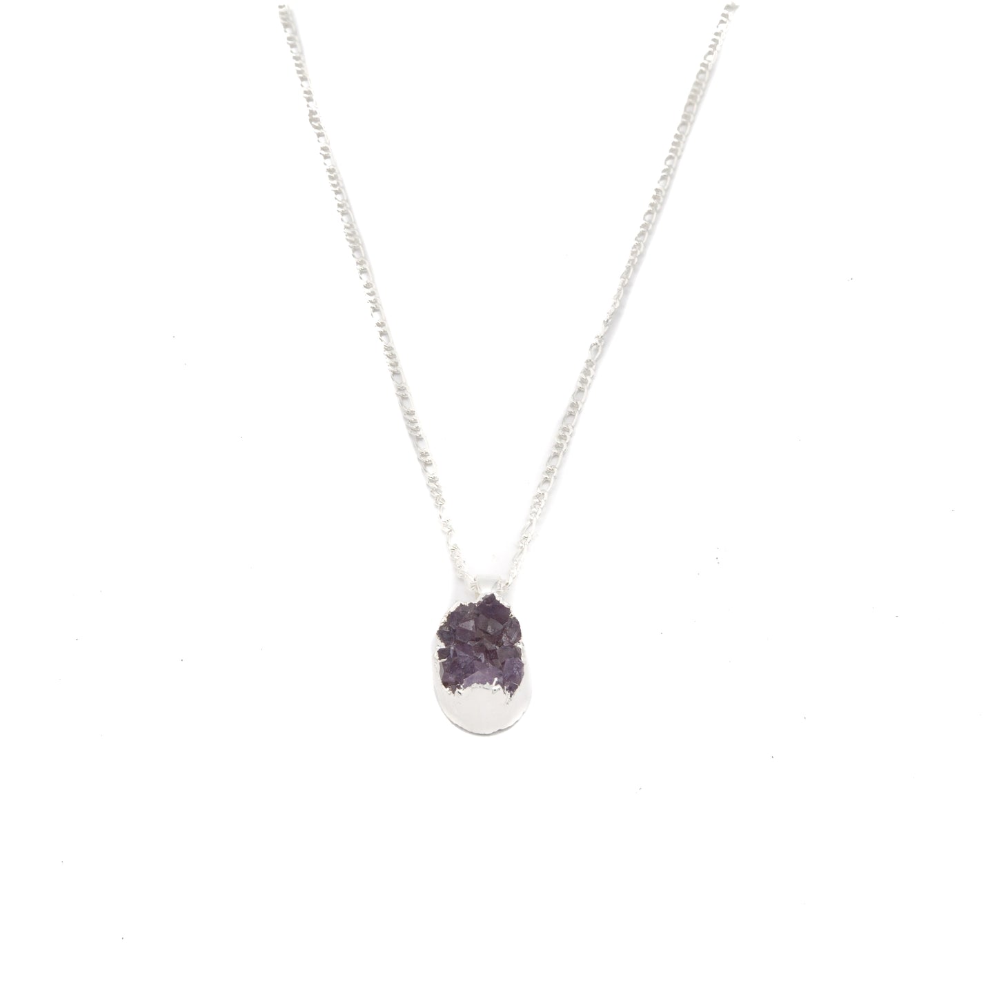 Necklace - Amethyst Cluster Pendant Small