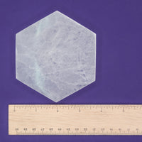 Selenite Hexagonal Charging Plate $40