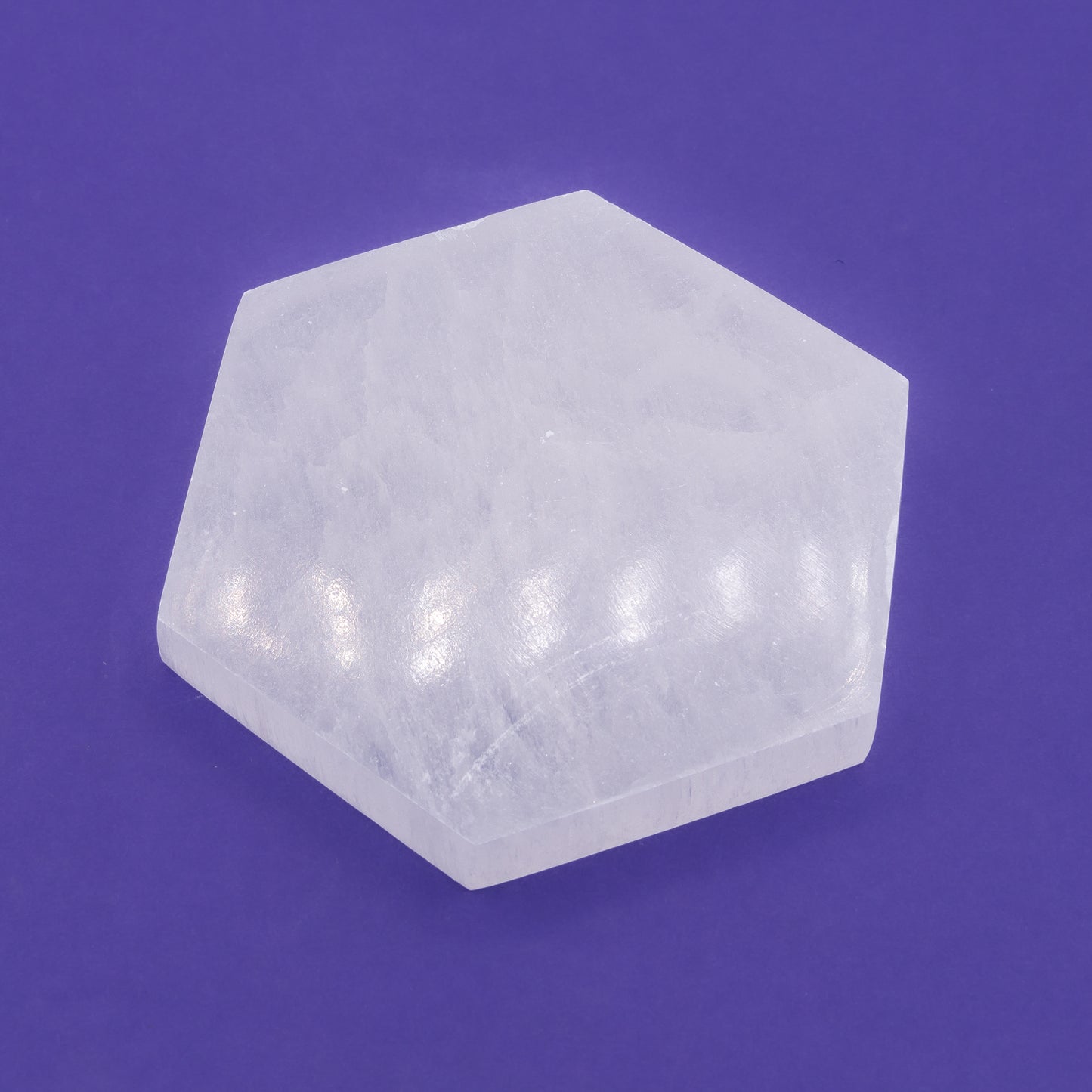 Selenite Hexagonal Charging Plate $40