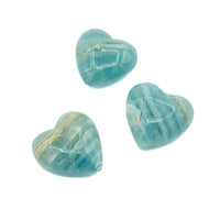 Calcite - Blue Aquatine Puffy Heart $60