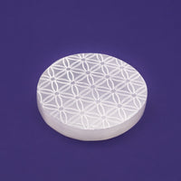 Selenite Charging Plate Flower of Life $30