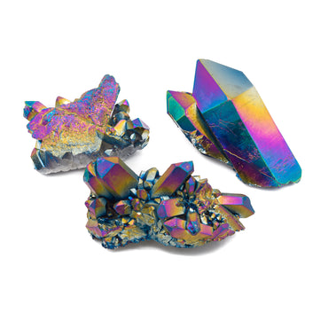 Aura Quartz - Rainbow Cluster $130 - Happy Soul Online