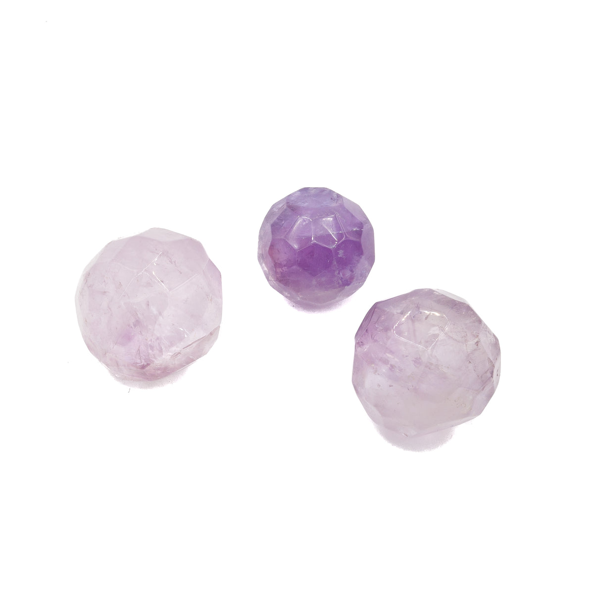 Amethyst Faceted Sphere $25