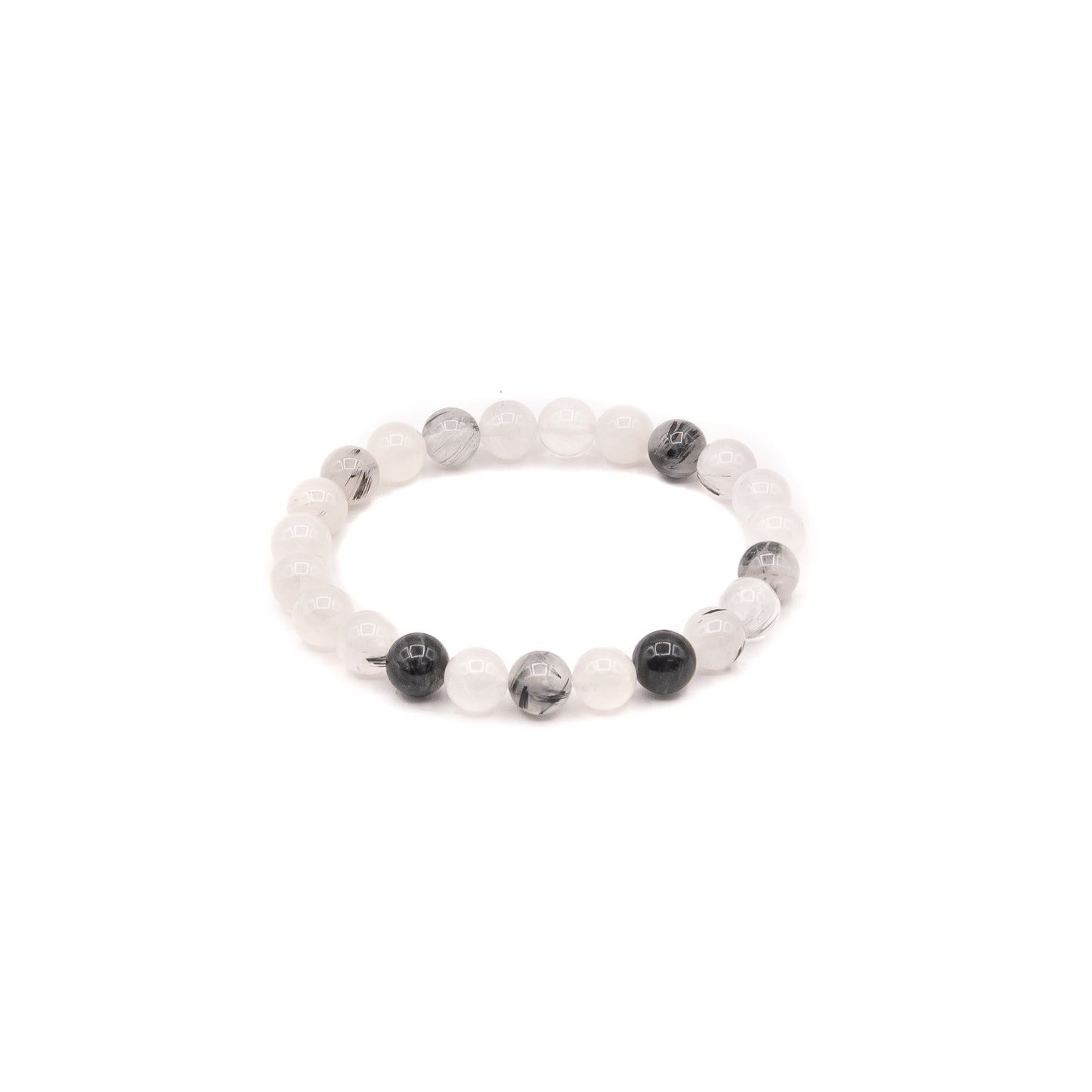 Bracelet - Quartz Tourmalated 8mm - Happy Soul Online