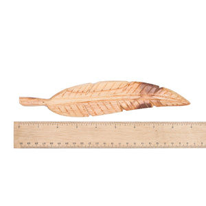 Incense Holder - Wood Feather
