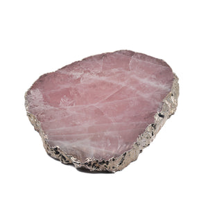 Rose Quartz Platter $500
