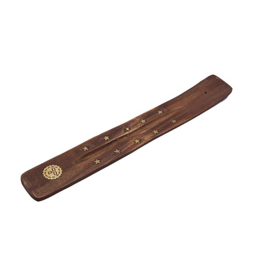 Incense Holder - Wood and Brass