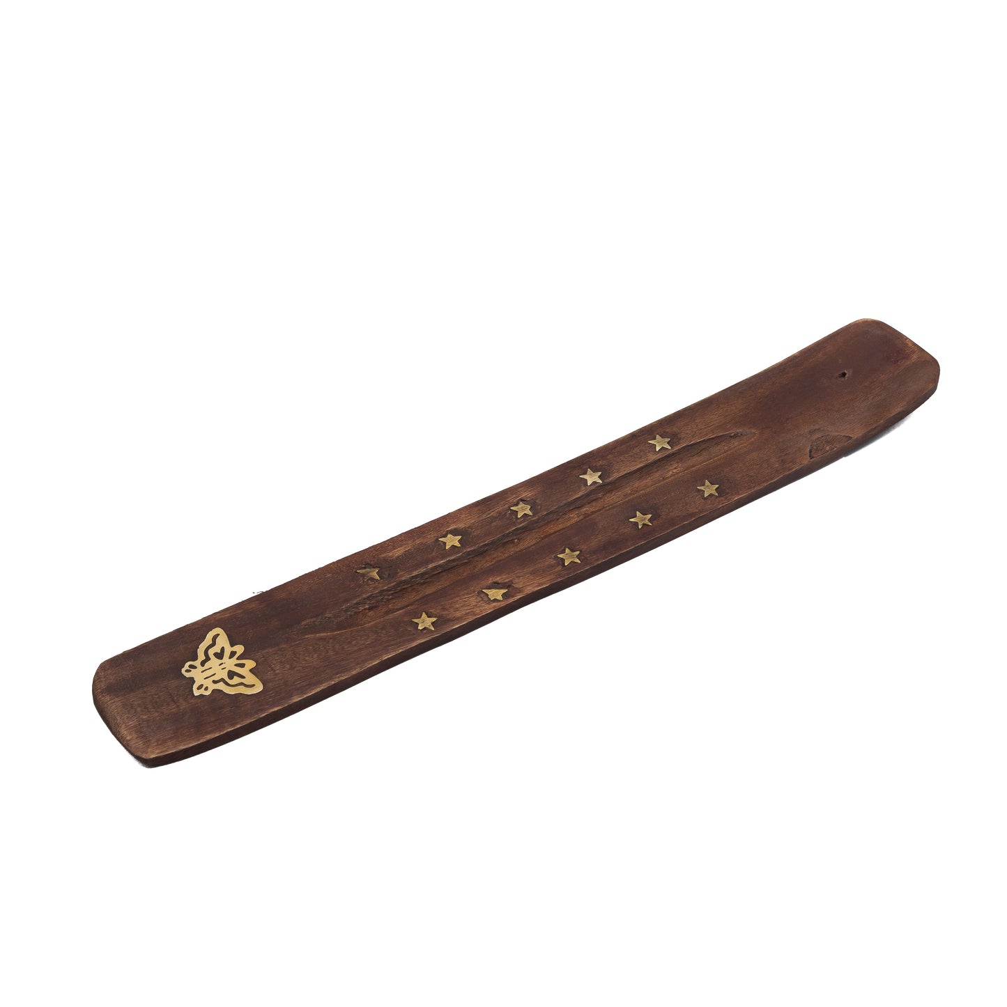 Incense Holder - Wood and Brass