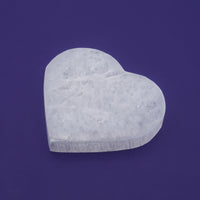 Selenite Heart Charging Plate $25