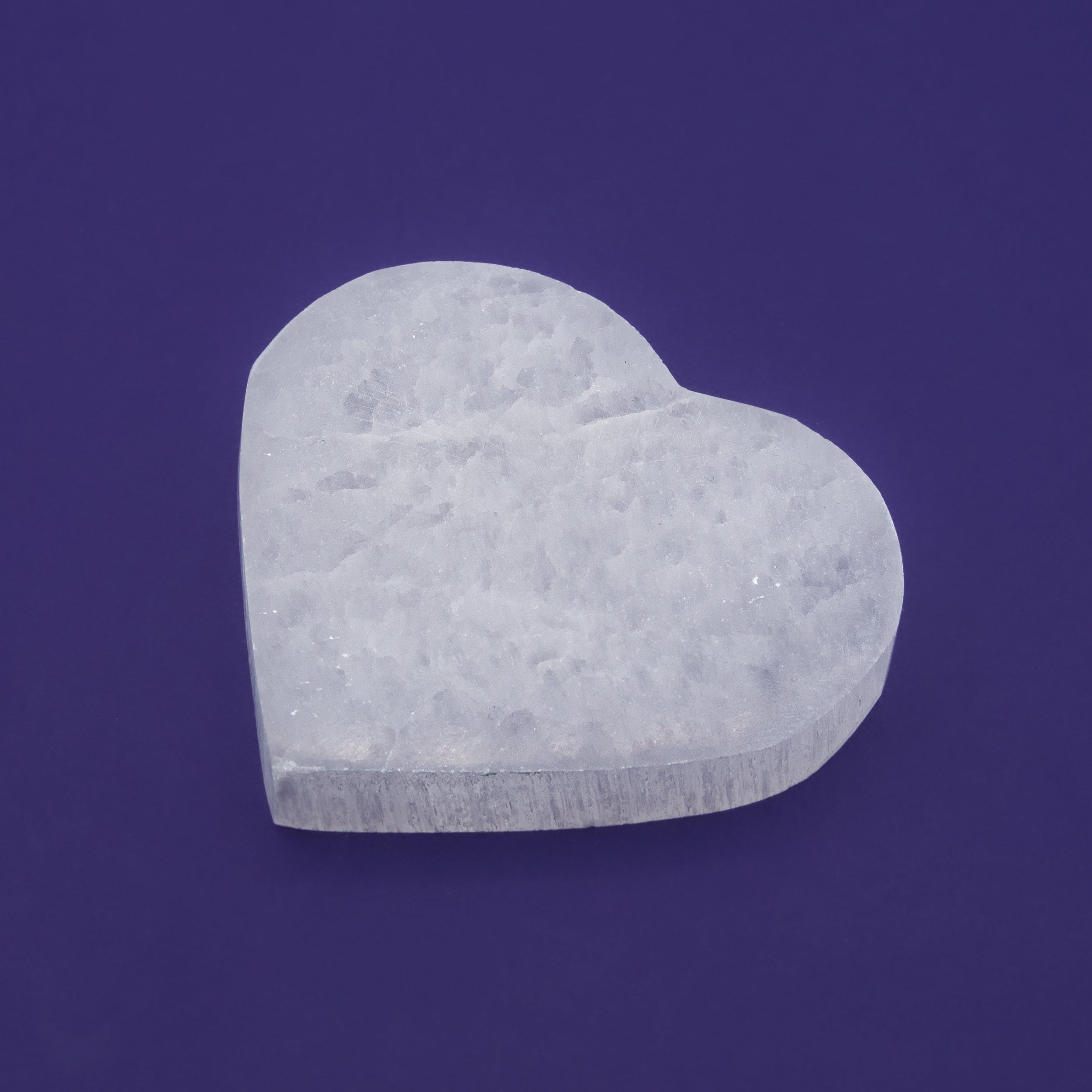 Selenite Heart Charging Plate $25